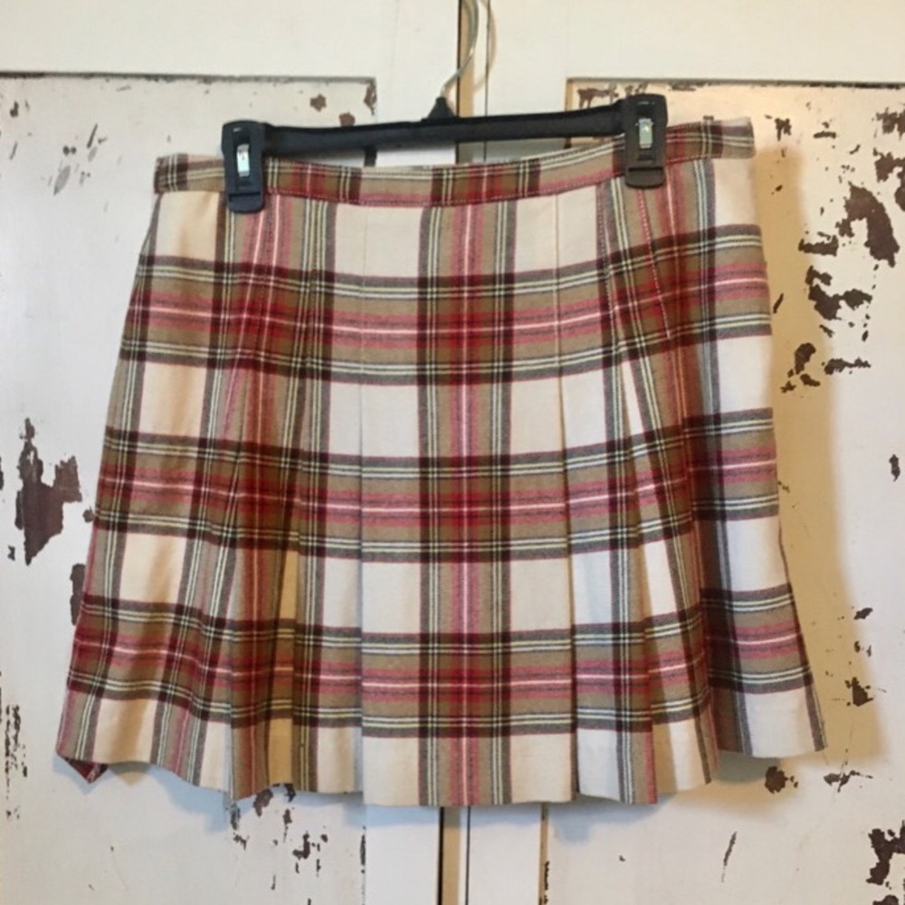 🌿 J. Crew School Girl Plaid Skirt